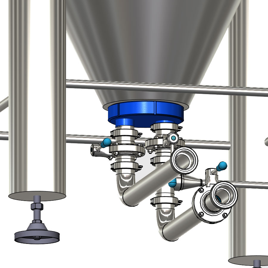 Kompozyty do modułowych zbiorników cylindryczno-stożkowych CCT