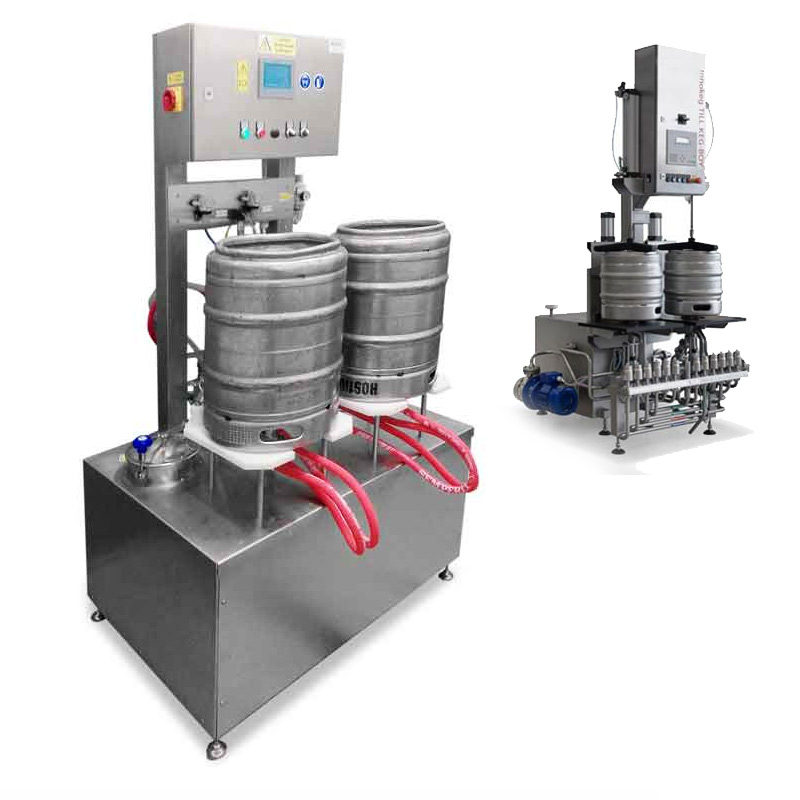 Machines for filling beer into kegs